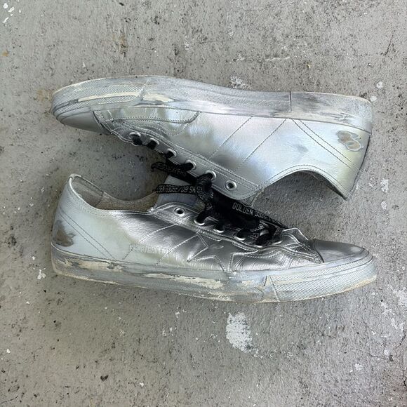 Distressed Golden Goose Ray low tops - Picture 2 of 12